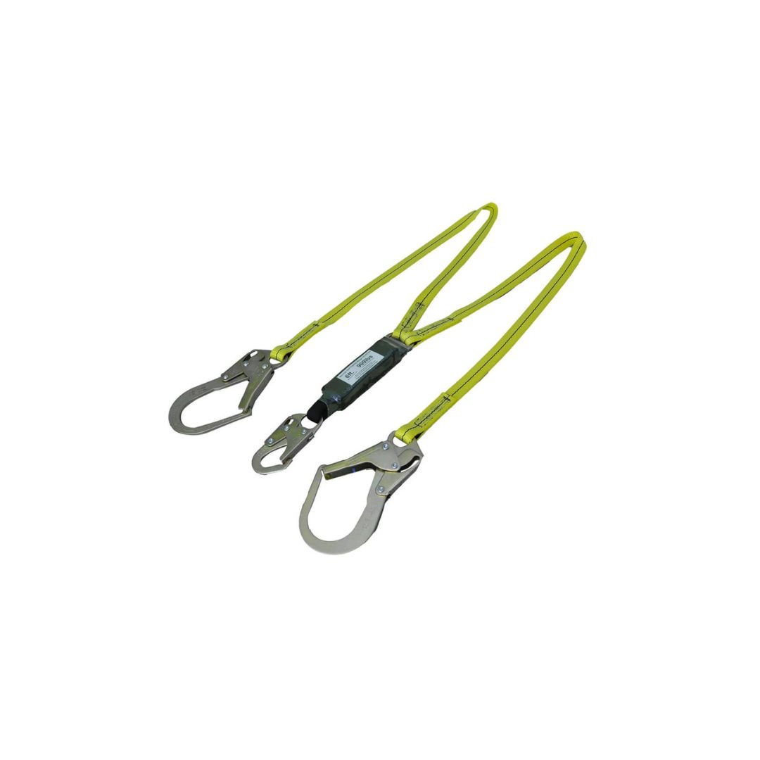 Eslinga En Y Fija Sencilla Reata 25mm, ABSORBEDOR DE CHOQUE GANCHO ESTRUCTURERO