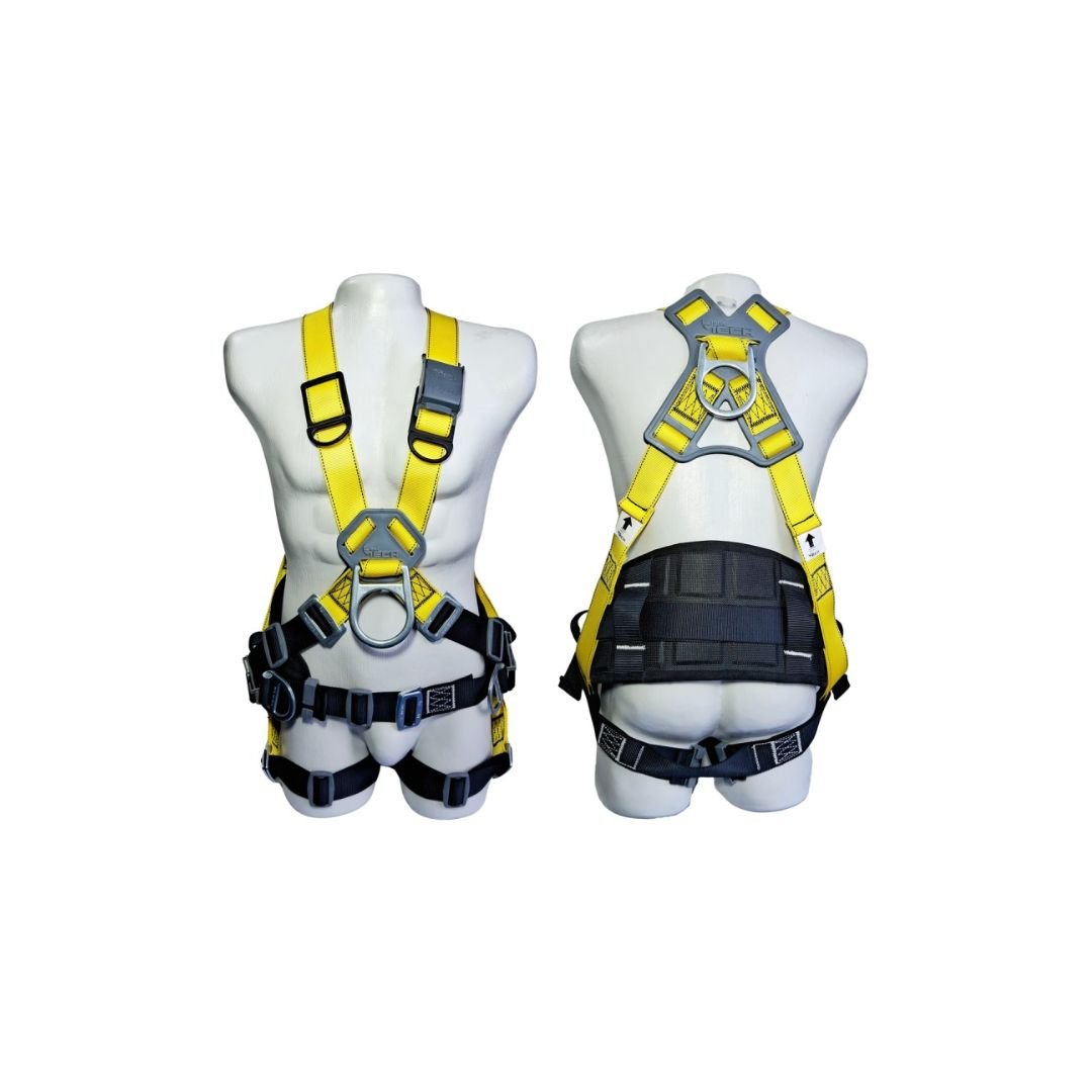 Arnés Multipropósito En X 4 Argollas Con Soporte Lumbar