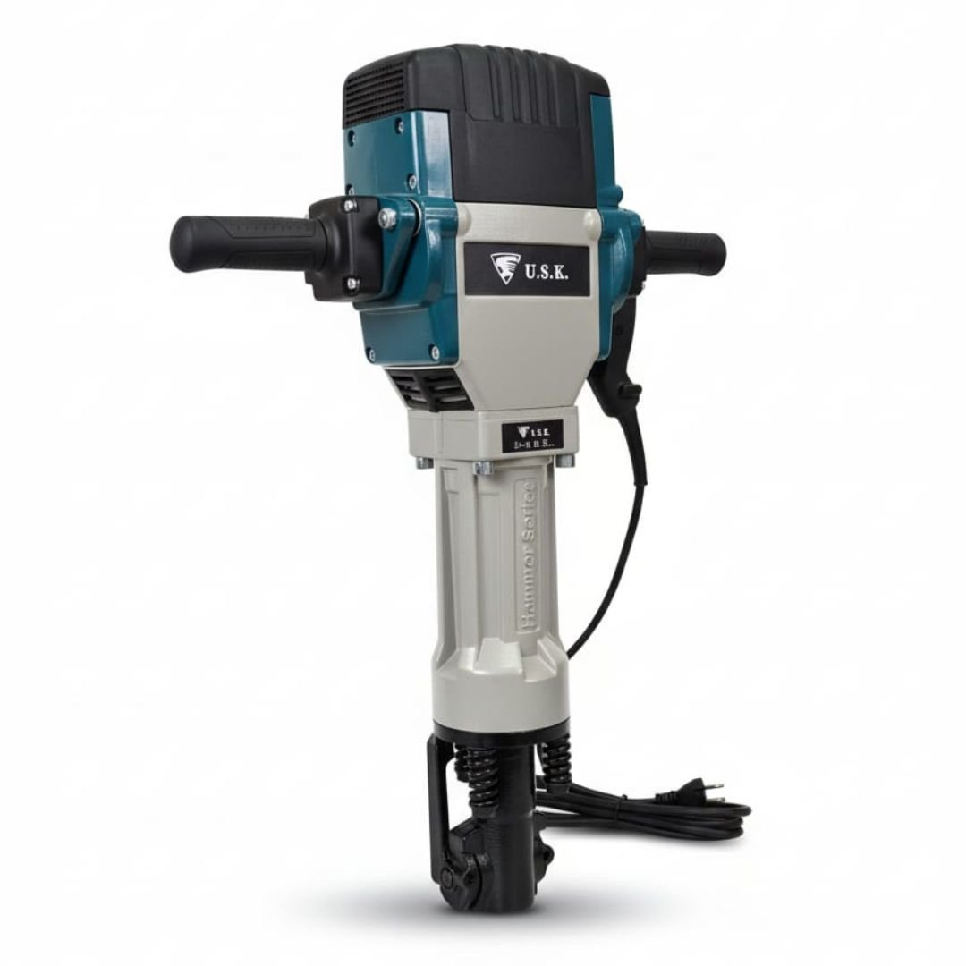 Taladro Martillo Demoledor Rompepavimeto de 30 kg + 2 Puntas