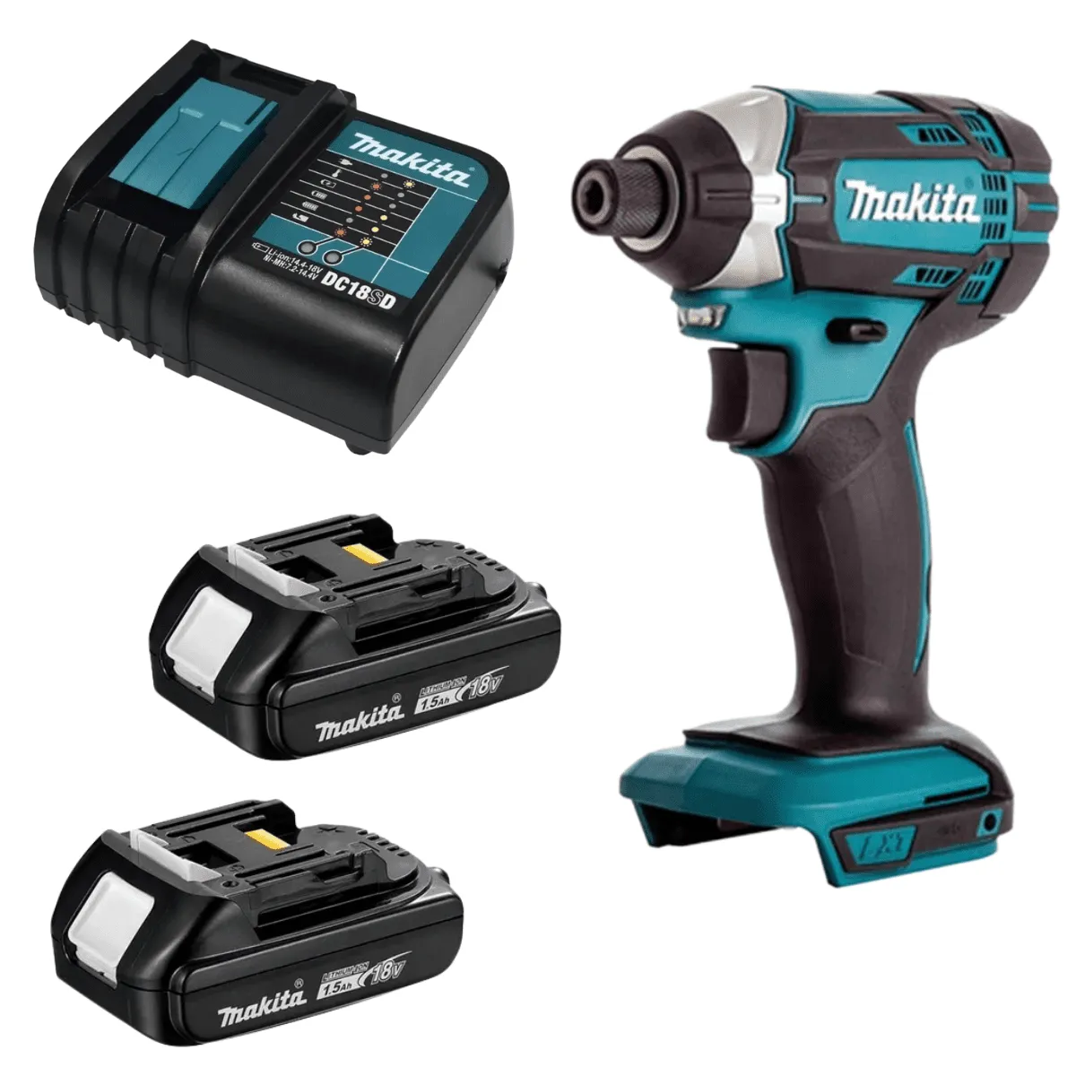 Atornillador de Impacto Inalámbrico Makita 1/4″ 18V DTD152RYJ