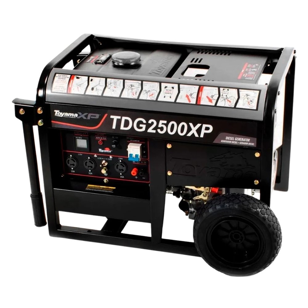 Planta Eléctrica Diésel Toyama 2.5kVA 110/220V 1F TDG2500XP