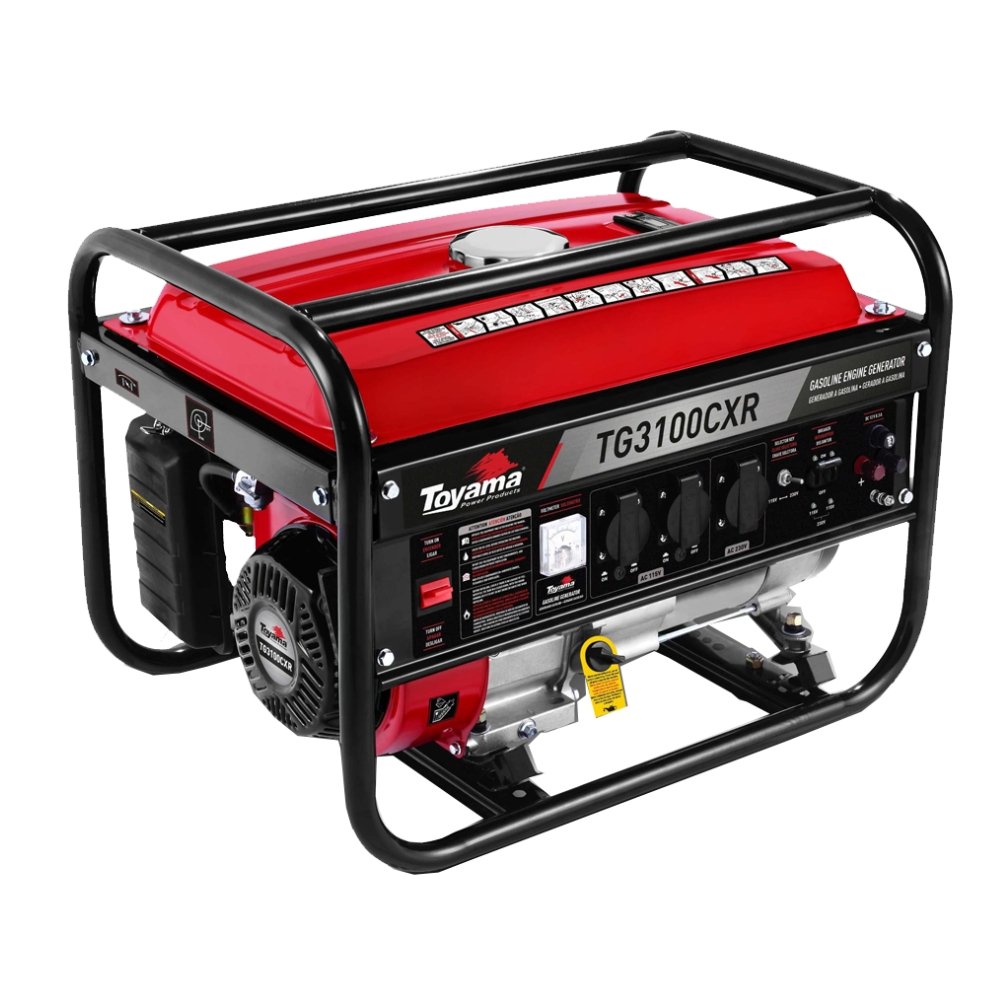 Planta Eléctrica Gasolina Toyama 3,1 kVA 115/230V 2F, TG3100CXR