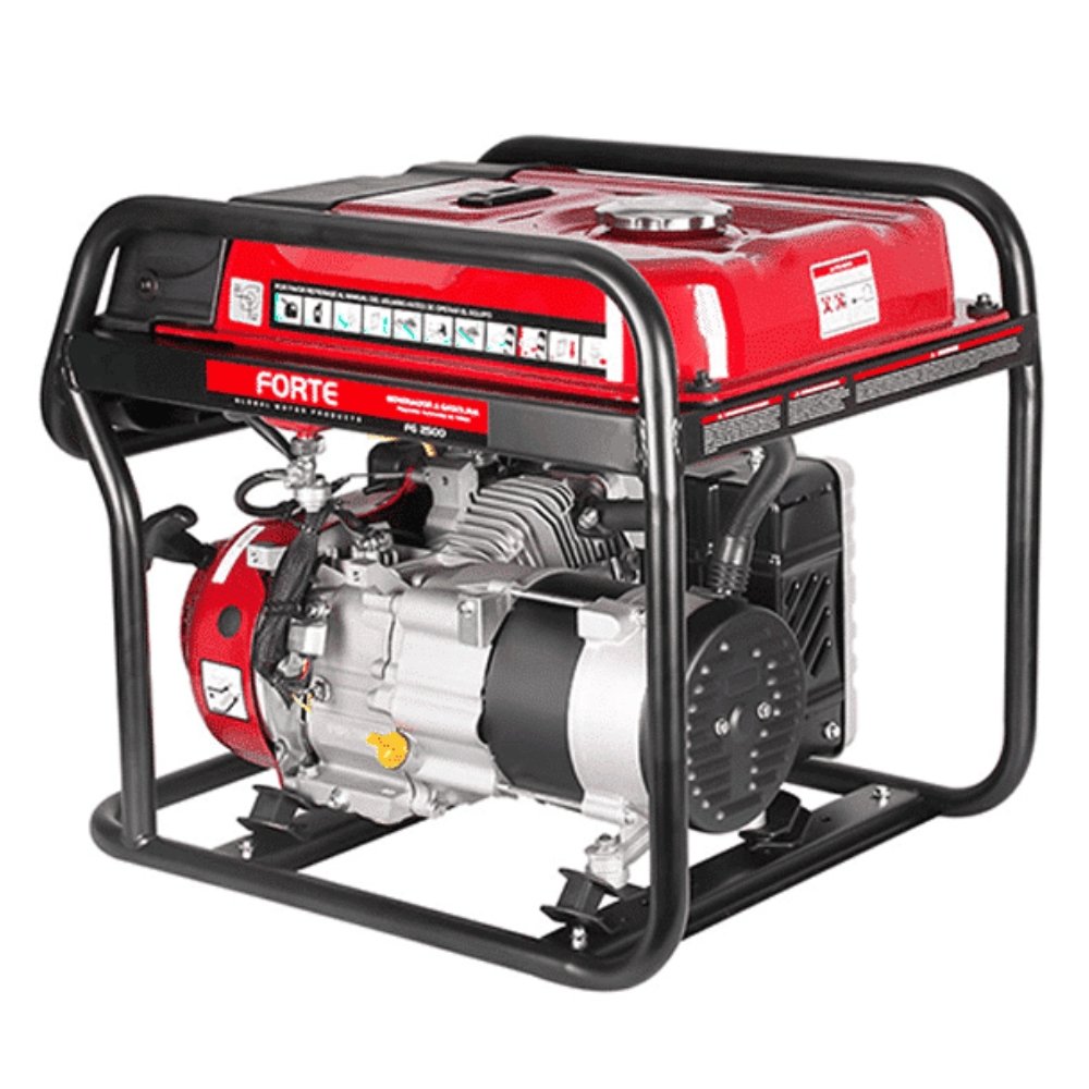 Planta Eléctrica Gasolina Forte 2.5KW 110/220V 1F FG2500