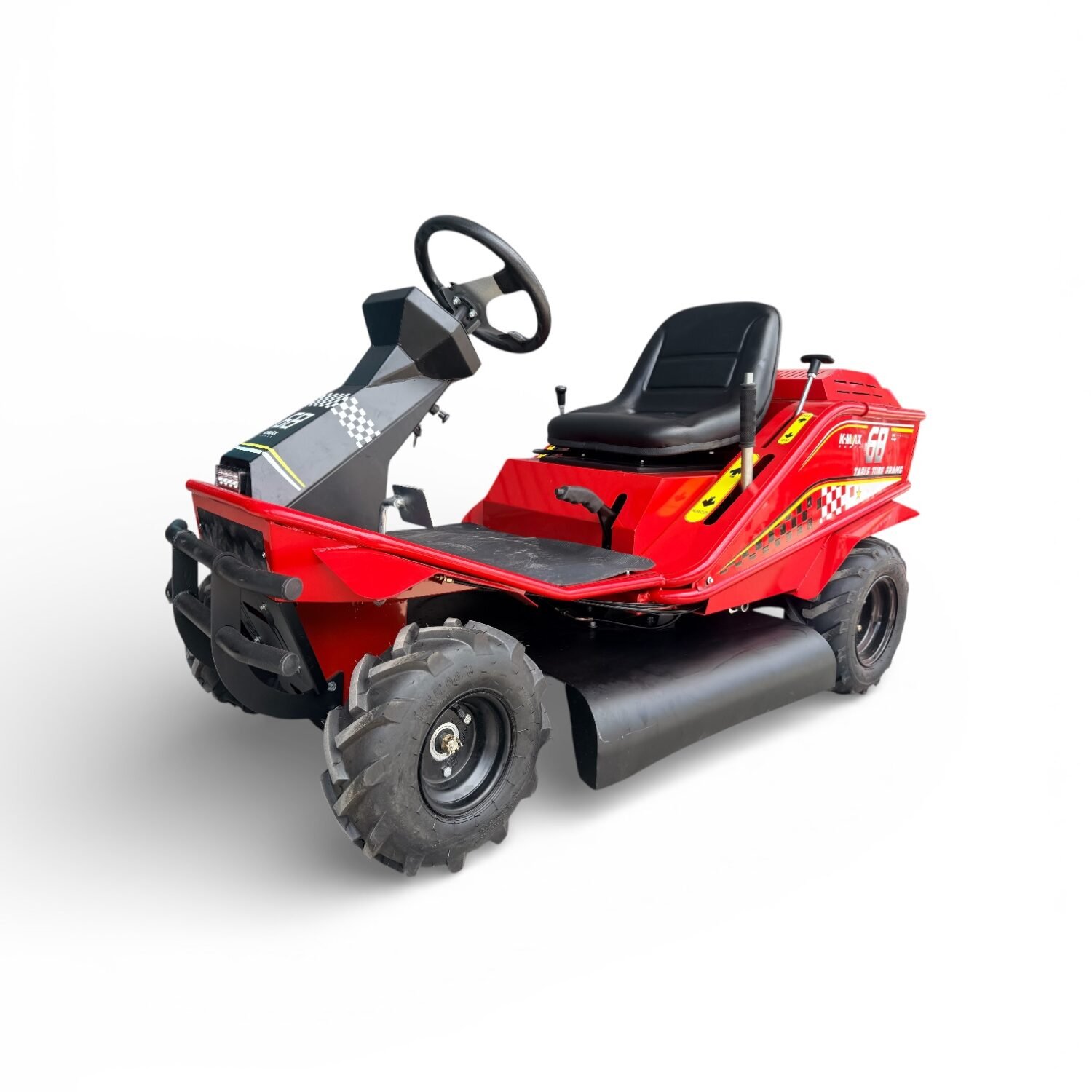 Mini Tractor Cortacesped operador a bordo motor gasolina 15 hp