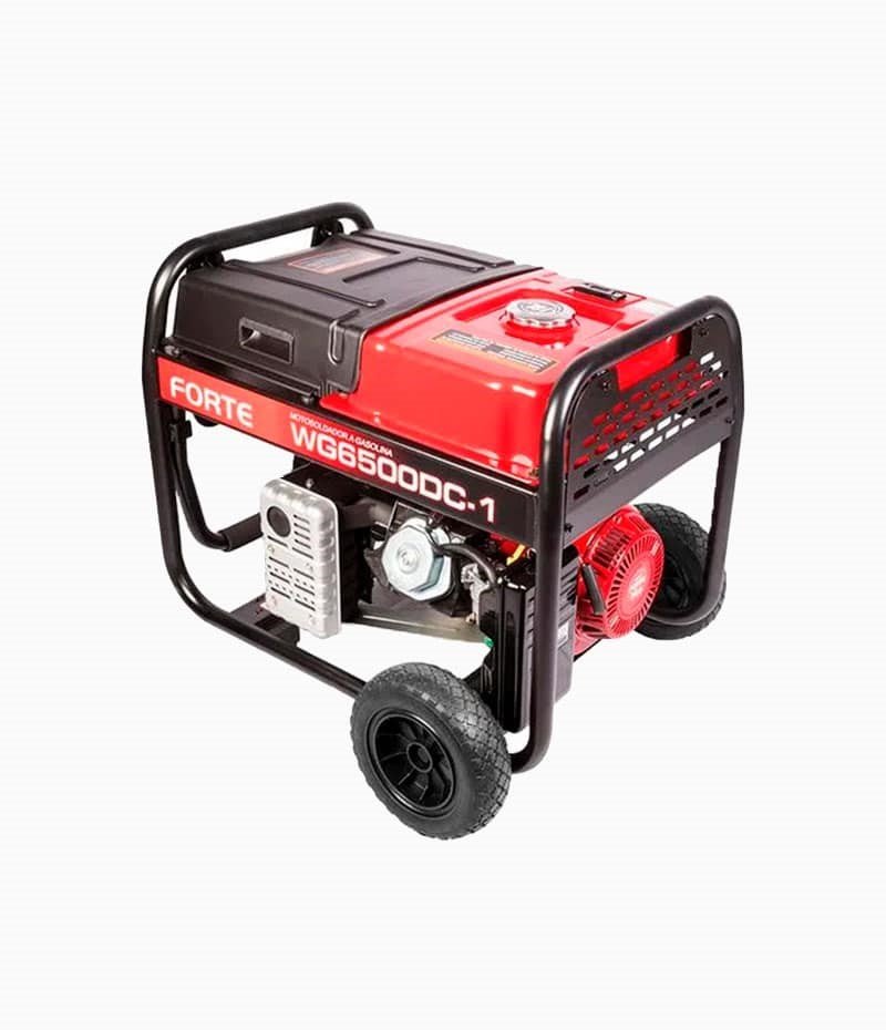 Motosoldador FORTE WG6500DC-1 de 180 amperios motor gasolina de 15hp