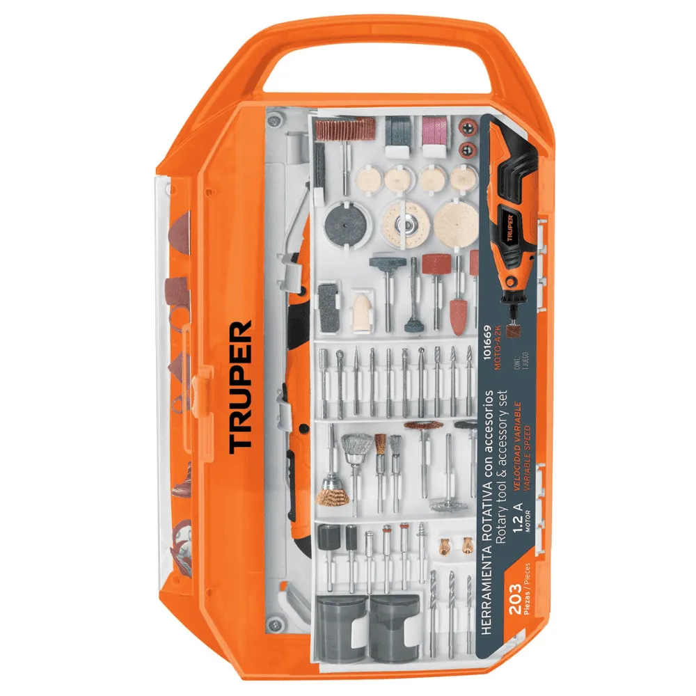 Mototool Truper 150W 1/8″ + 201 Accesorios 101669 - Image 2