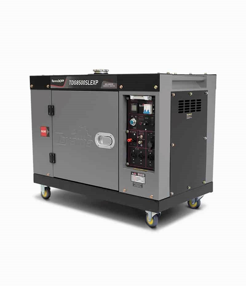 Planta Eléctrica TDG8500S TOYAMA CABINADA 7000watt máximo, Motor Diesel 14hp Monofasica