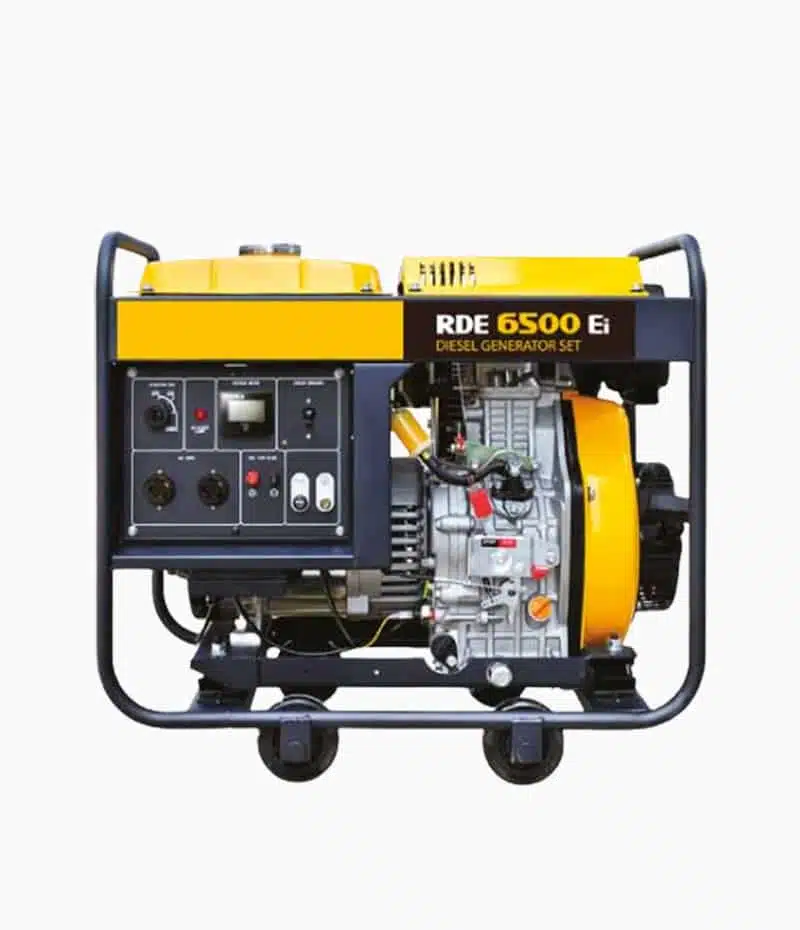 Planta Electrica RDE6500EI ADVANCE 5.500watt maximo, motor Diesel 10hp Arranque