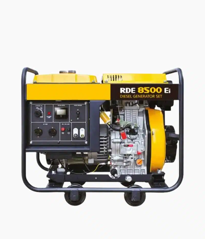 Planta Electrica RDE8500EI ADVANCE 7000watt maximo, Motor Diesel 14hp Monofasica