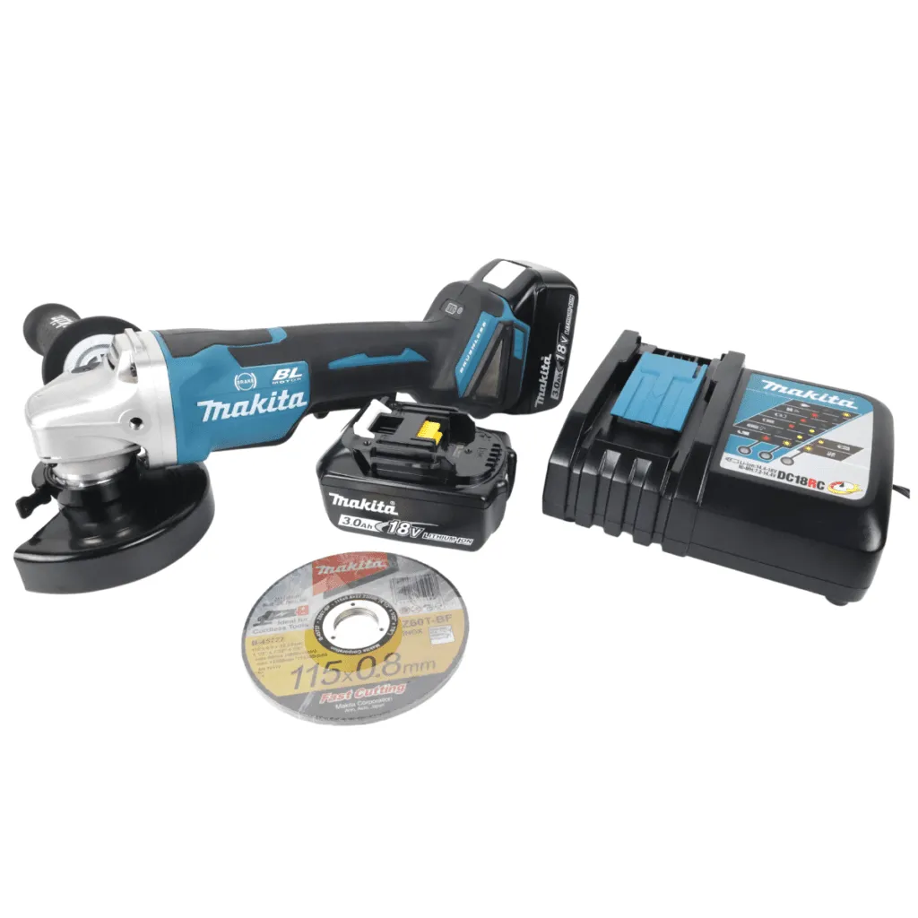 Pulidora Inalámbrica Makita 4 1/2″ 18V DGA458RFJ