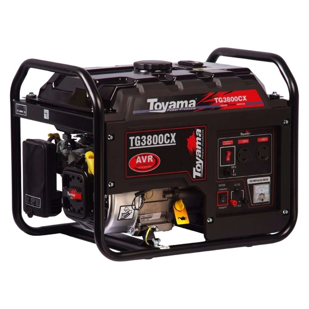 Planta Eléctrica Gasolina Toyama 3,8 kVA 110/220V 2F, TG3800CX-XP